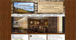 Desktop Screenshot of lakeshorewinecellars.com